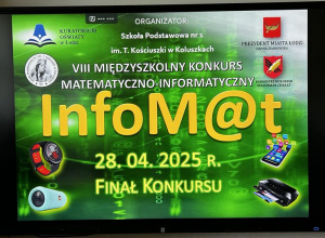 Uczniowie naszej szkoły w finale VIII edycji Międzyszkolnego Konkursu Matematyczno-Informatycznego INFOM@T 2025