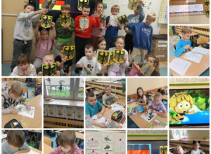 2d wraz z wychowawczynią realizują Ogólnopolski Projekt Edukacyjny „Europa i ja”