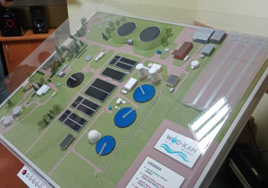 Makieta oczyszczalni ścieków