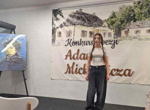 Sukces w XXIII Powiatowym Konkursie Recytatorskim poezji Adama Mickiewicza.